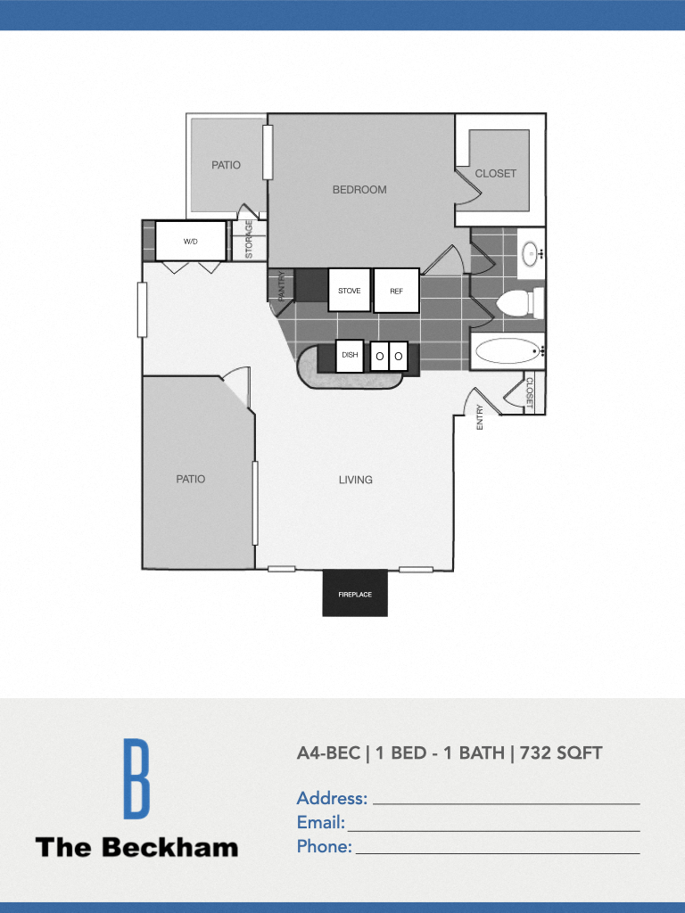 The Beckham A4 Floor Plan
